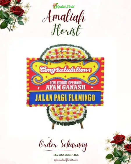 Sewa Papan Bunga Singkir